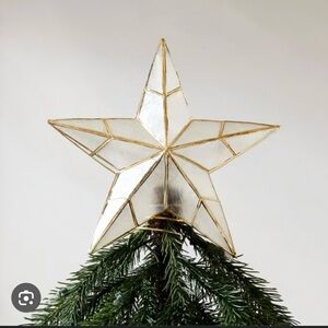 Capiz Star Tree Topper